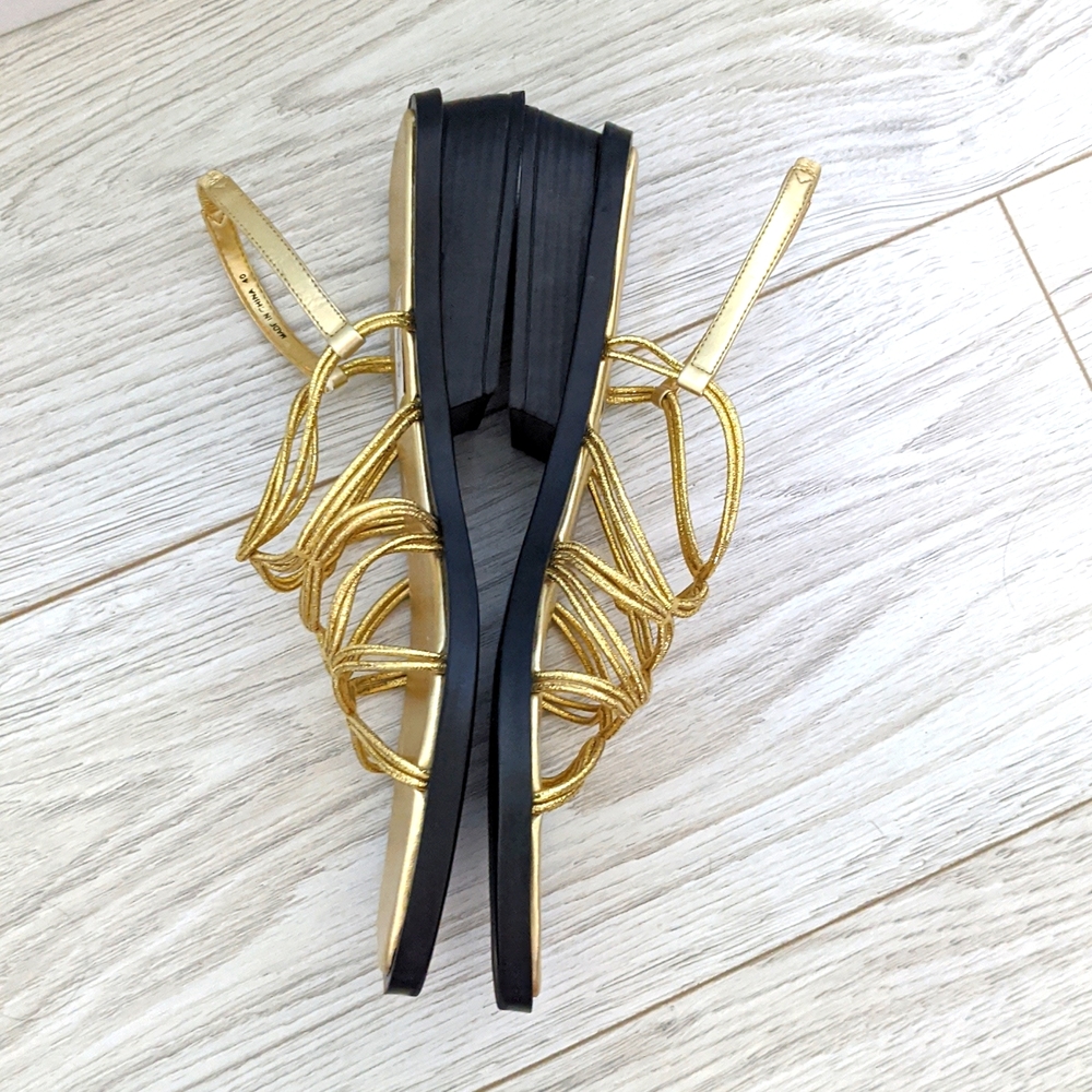 Impo Gold Strappy Sandals - Picture 4 of 8